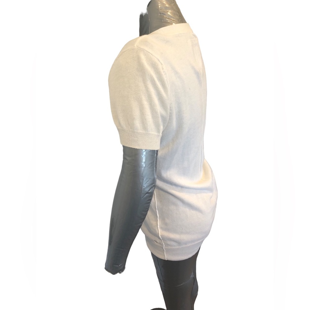 American Eagle 100% cotton Small short sleeve v-neck white cardigan Women’s - Picture 9 of 11
